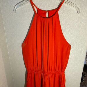 Orange One Clothing Romper